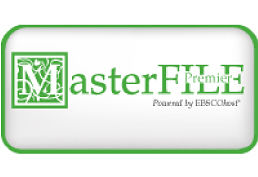 MasterFILE Premier, powered by EBSCOhost, green logo